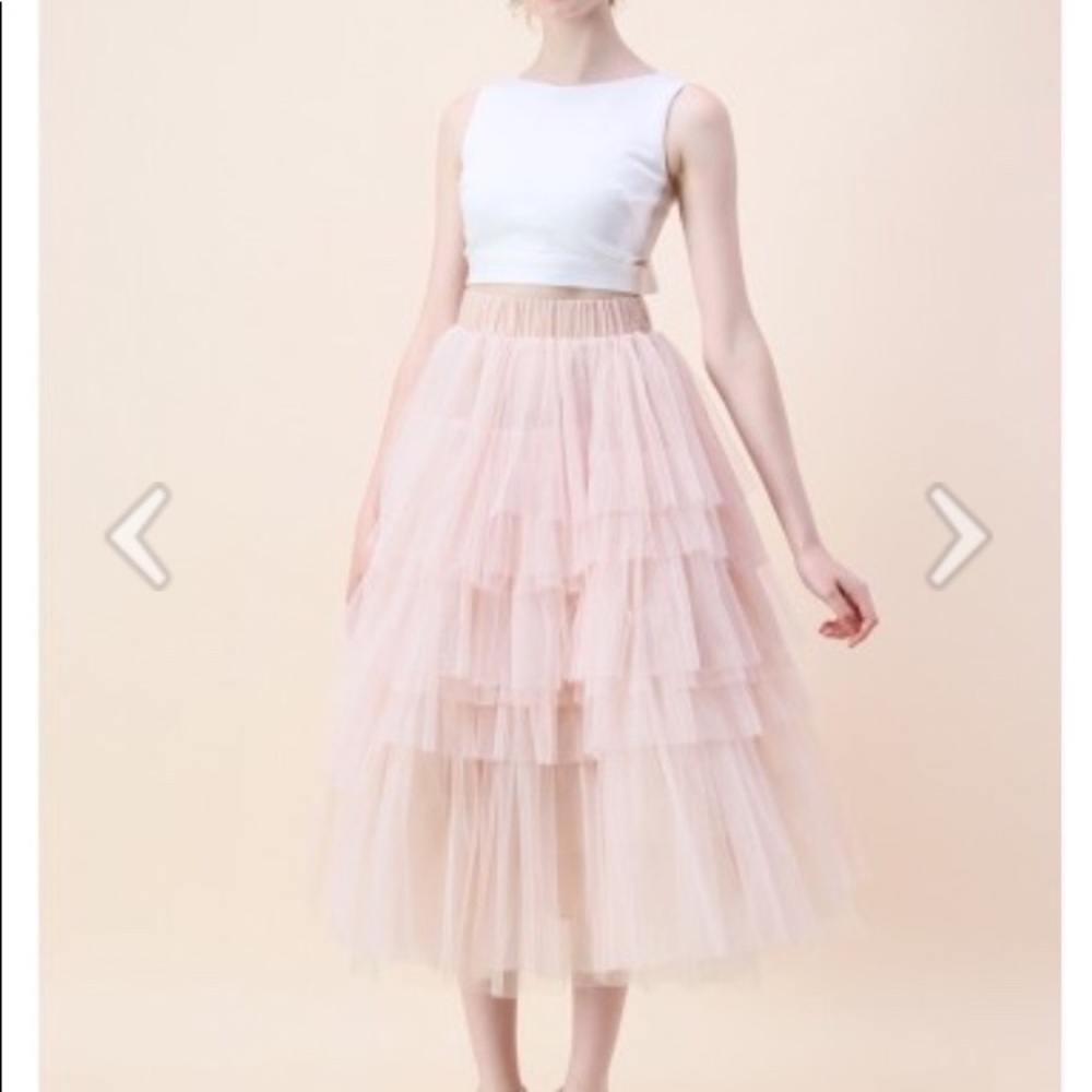 NWT Pink Tulle Skirt